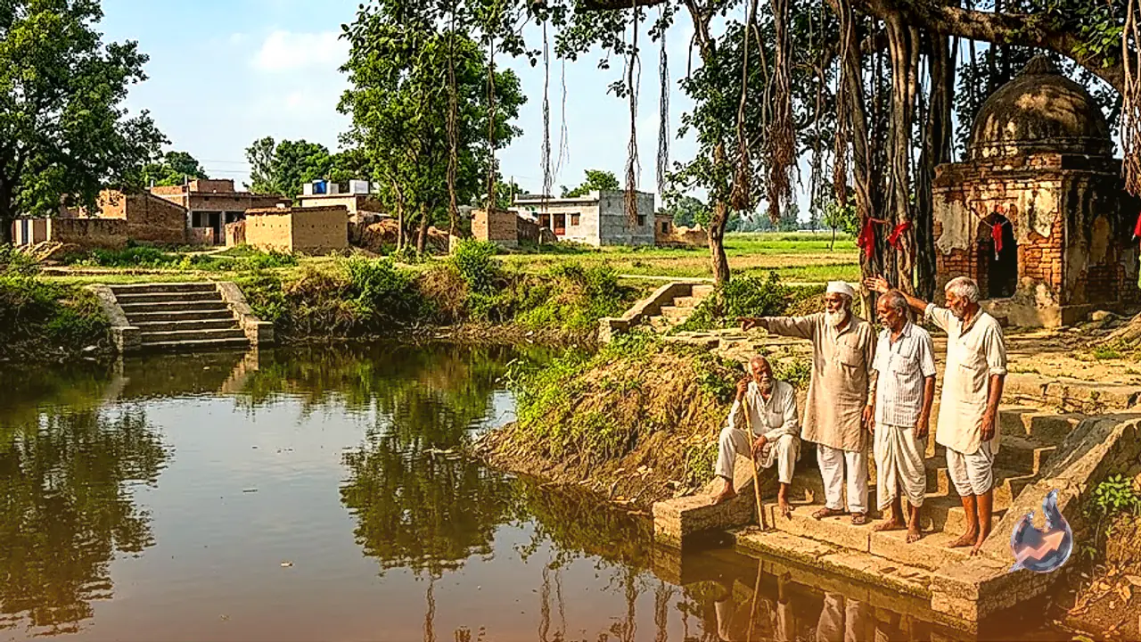 In this Uttar Pradesh village, a 400-year-old pond is said to punish anyone who dares grab its land