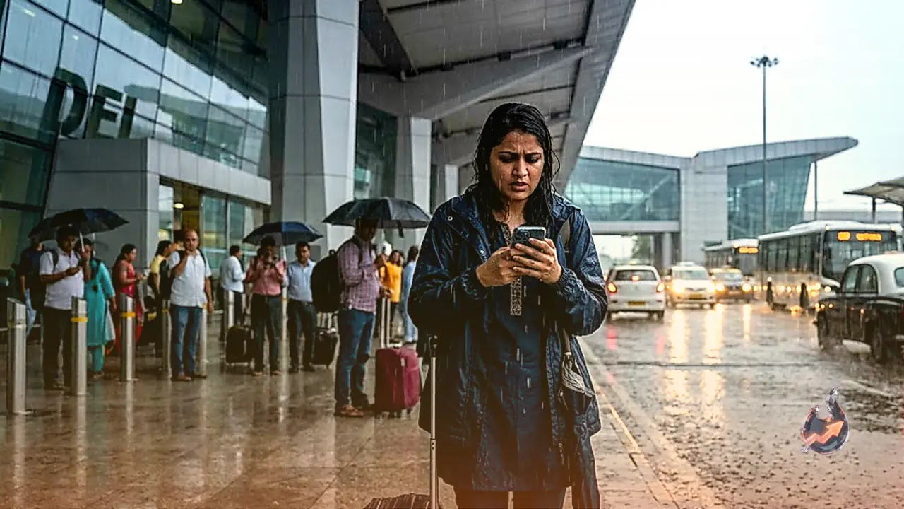Severe Weather Disrupts Flights at Delhi Airport as IndiGo Issues Urgent Travel Alert for Passengers