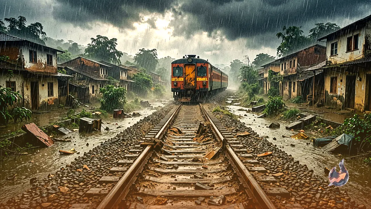 मयूरभंज में बारिश का कहर: बारिपदा में 50 मीटर रेल पटरी धंसी, भुवनेश्वर सुपरफास्ट समेत कई ट्रेनें रद्द