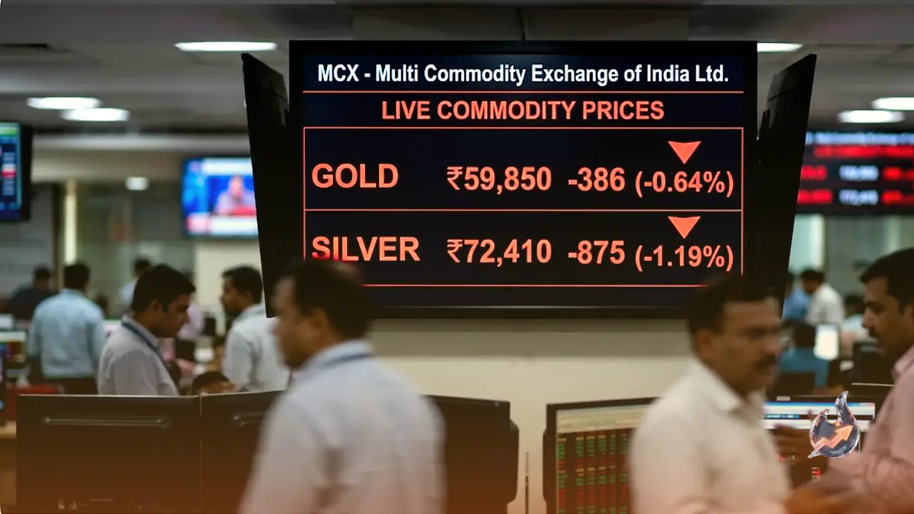 Precious metals slide again on MCX as gold eases and silver tumbles over one percent