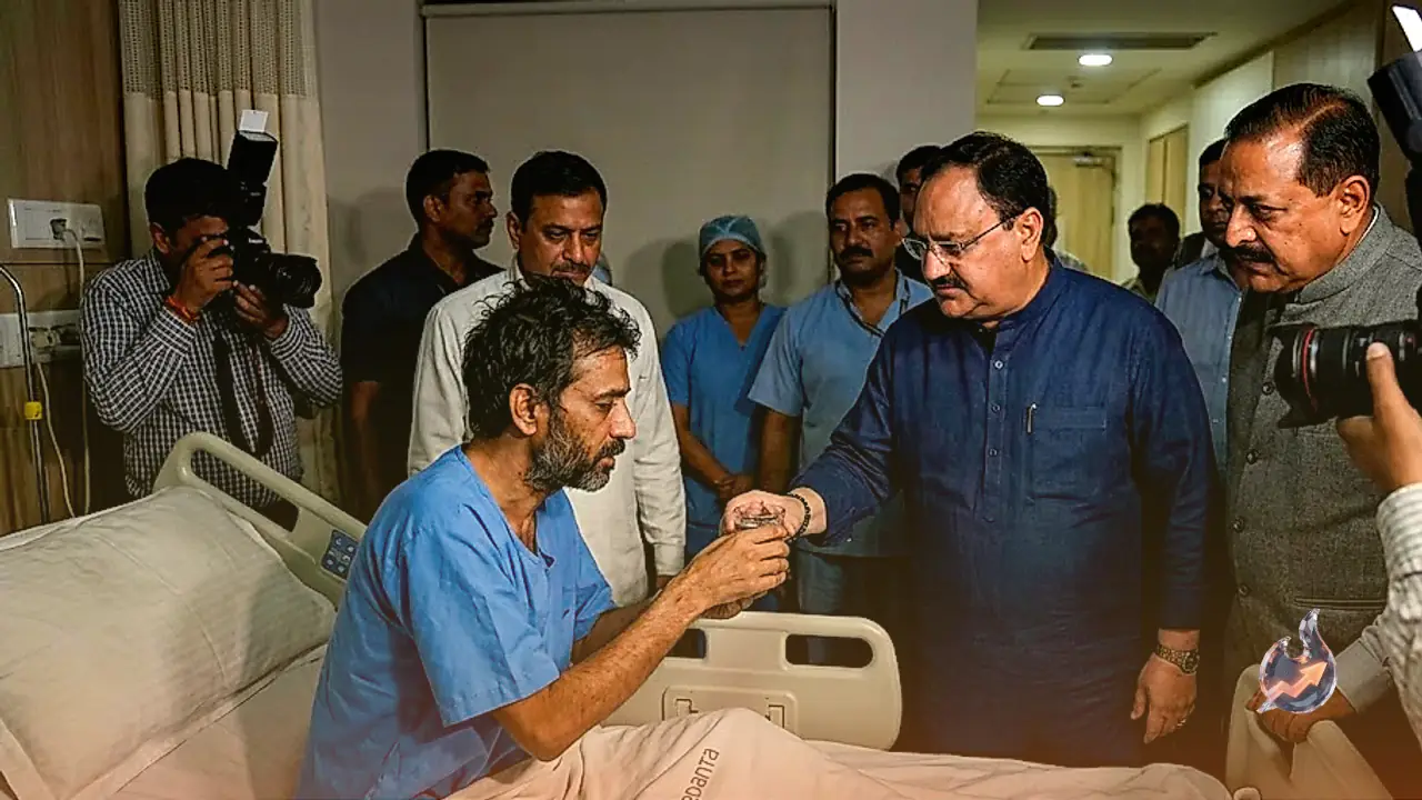 Controversy Erupts Over Midnight Fast-Breaking Photos at Medanta Hospital as Union Ministers JP Nadda and Jitendra Singh Face Breach of Trust Allegations
