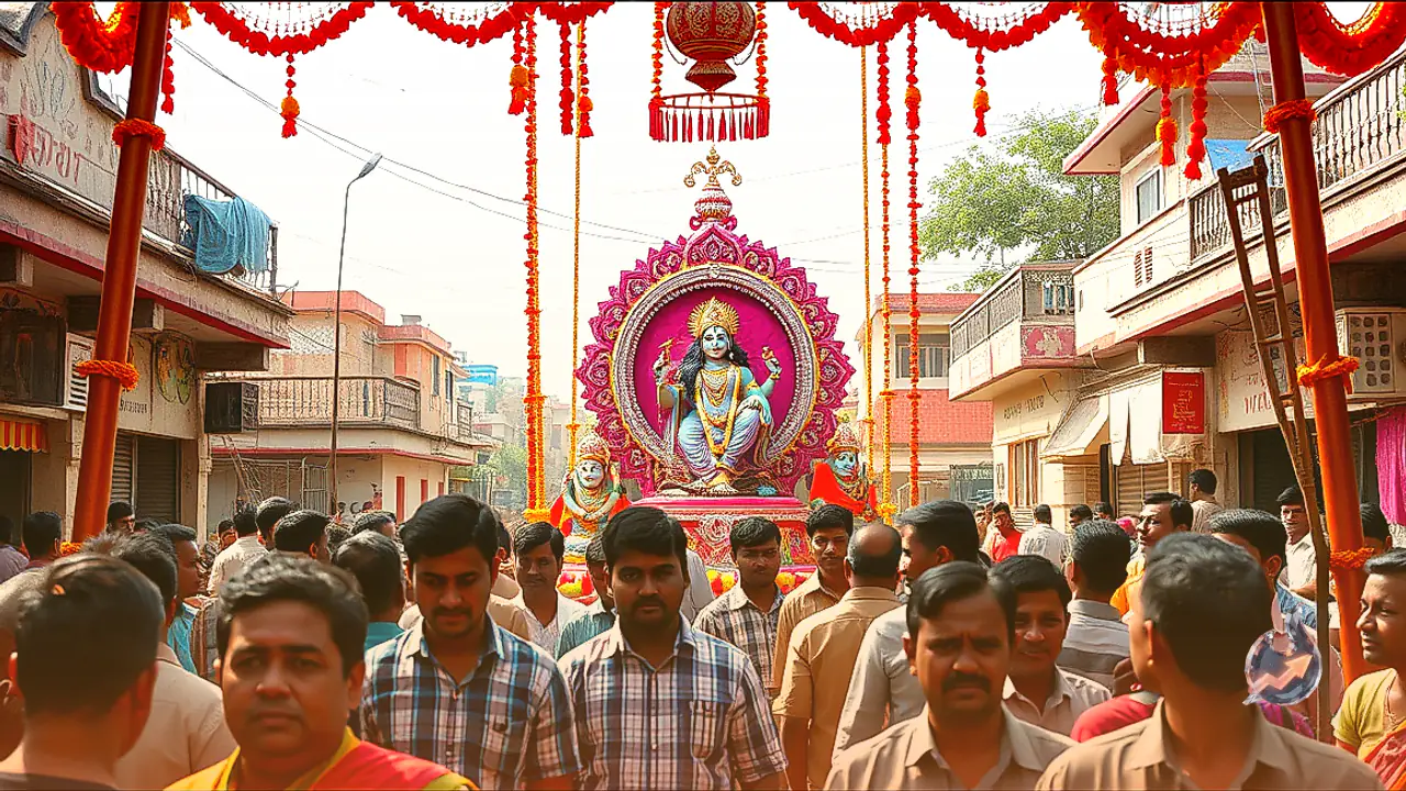 मेदिनीनगर में इस बार दिखेगा राम मंदिर जैसा पंडाल, झूले पर विराजमान होंगी मां भगवती
