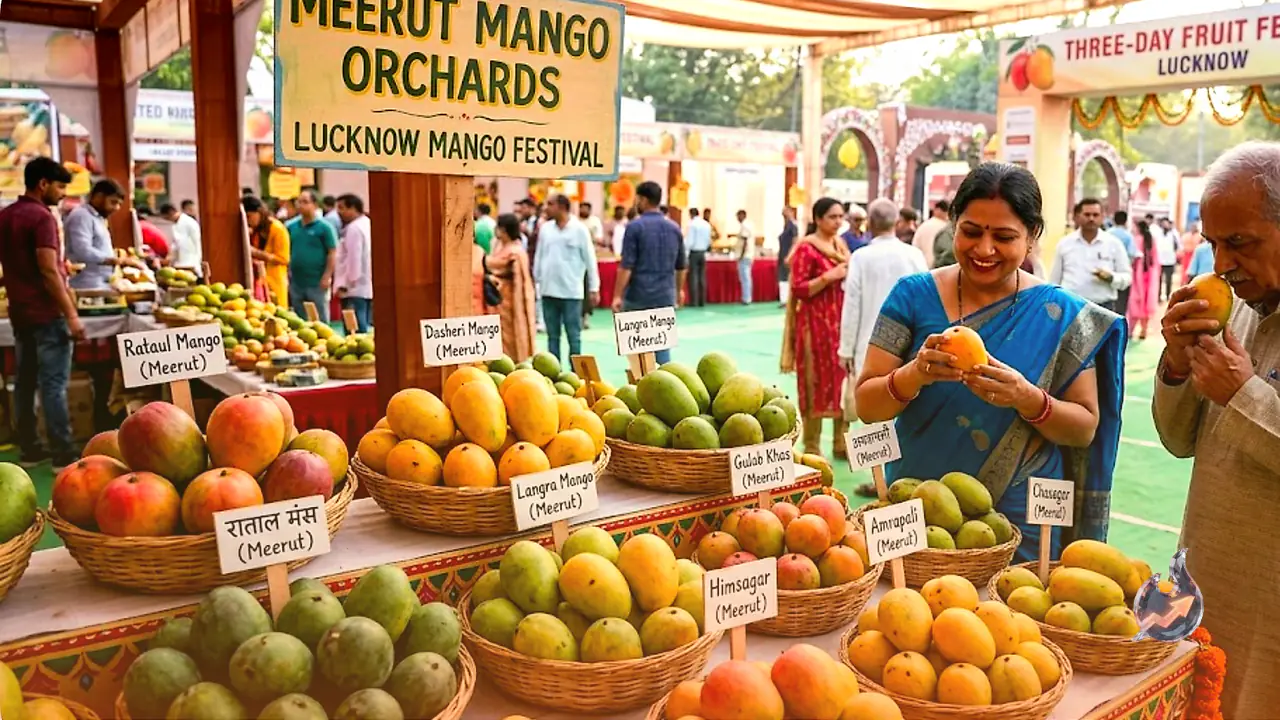 Meerut's Mango Orchards Steal the Spotlight at Lucknow's Three-Day Fruit Festival