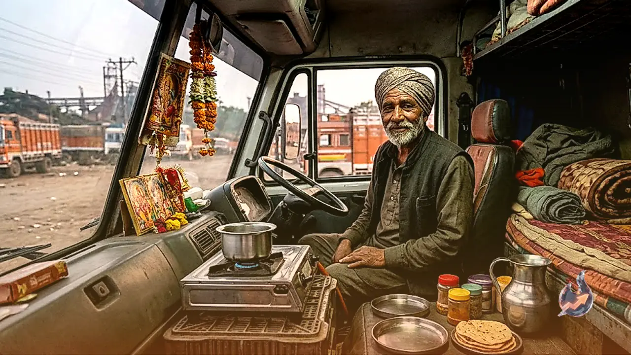 Meet Senda Paji, a truck driver in Jamshedpur living away from family for 26 years