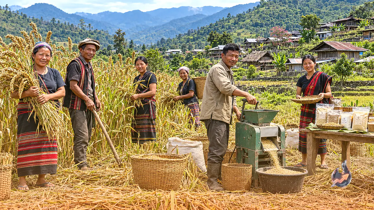 Meghalaya and Nagaland villages revive millet farming through innovation, PM Modi says
