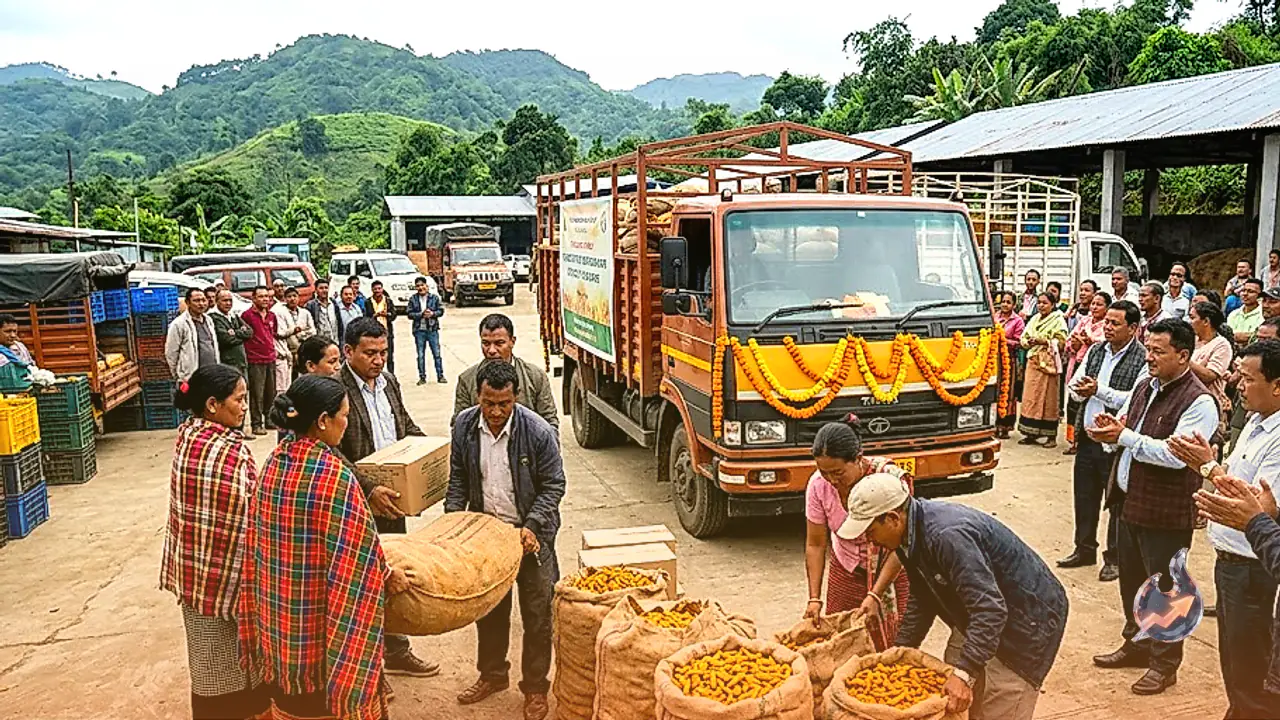 मेघालय की मेघा-1 हल्दी सिंगापुर पहुंची, वैश्विक कृषि बाजार में राज्य का बड़ा कदम