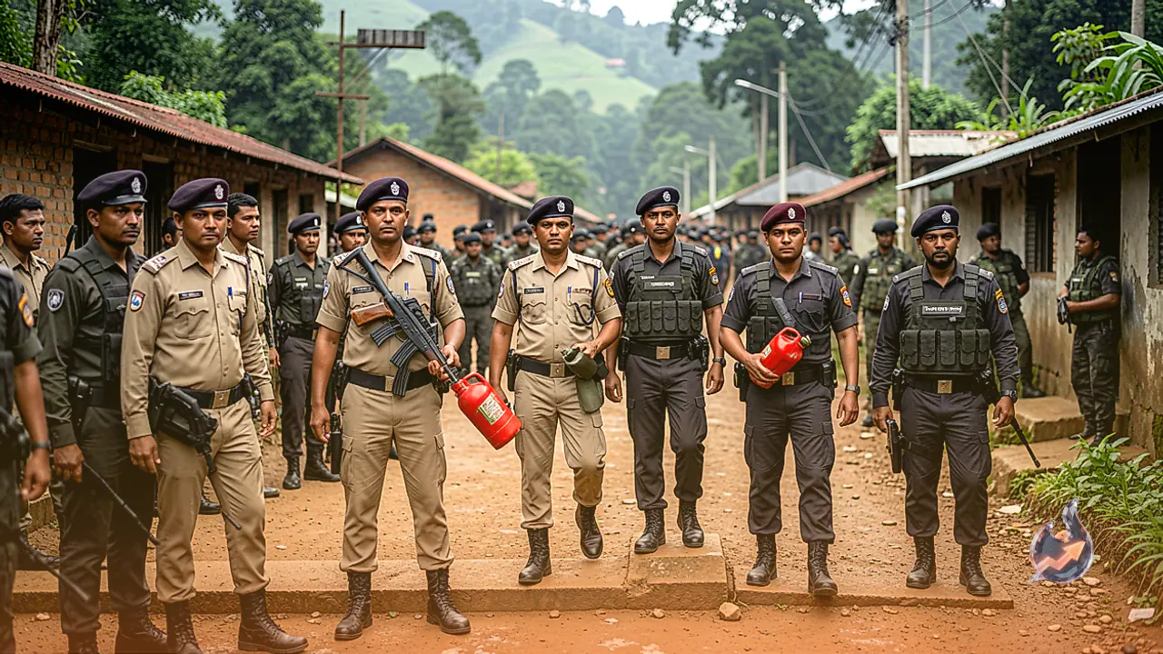 Meghalaya Police step up patrolling across Shillong following recent petrol bomb attacks