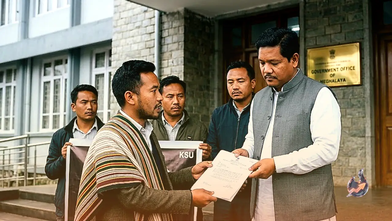 Meghalaya Truck Extortion Allegations: KSU Urges Chief Minister to Remove District SP