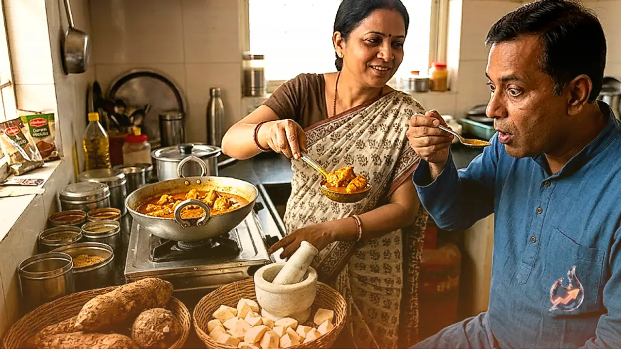 This ₹40-a-kilo yam dish tastes so much like chicken curry, your guests won't know the difference