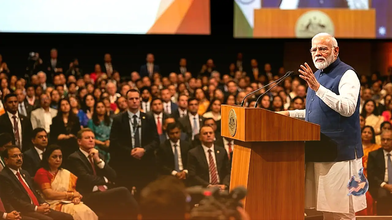 PM Narendra Modi Delivers Stern Message on Terrorism in Melbourne, Highlighting Pakistan Connection