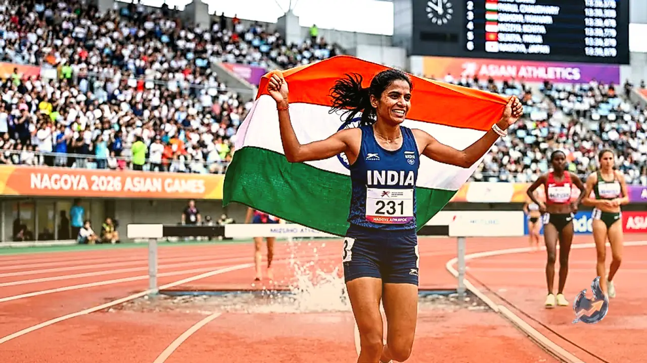 Parul Chaudhary Wins Bronze and Breaks National Record at Nagoya Asian Games