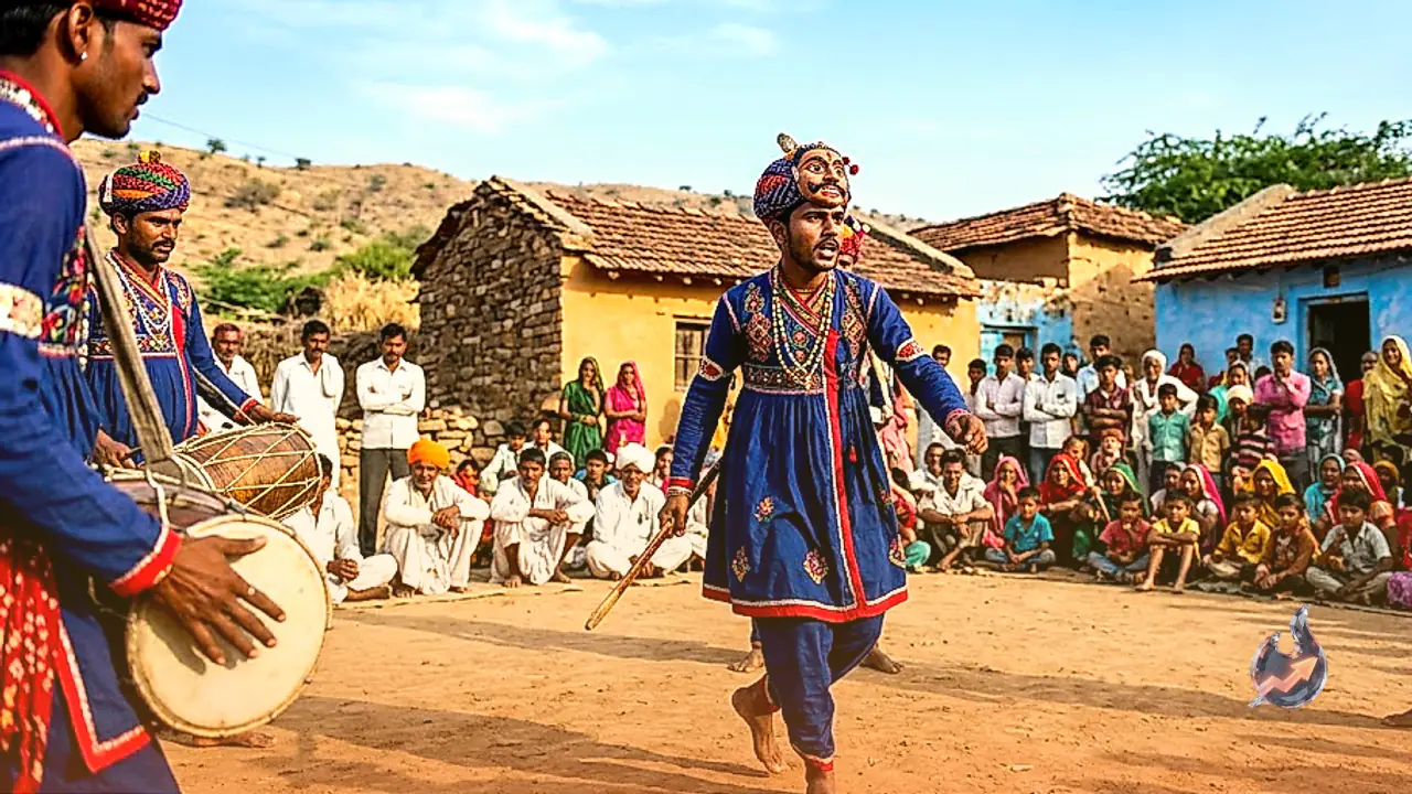Mewar Bhil Artists Observe Strict 40 Day Gavari Vow, Giving Up Green Vegetables and Home Comforts