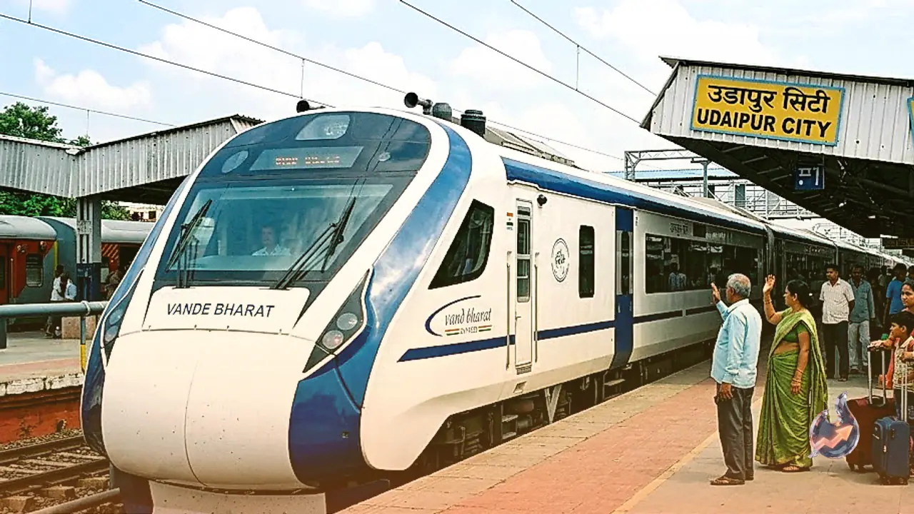 Direct Connectivity Between Mewar and Gujarat as Udaipur-Surat Vande Bharat Express Begins Regular Runs on October 3