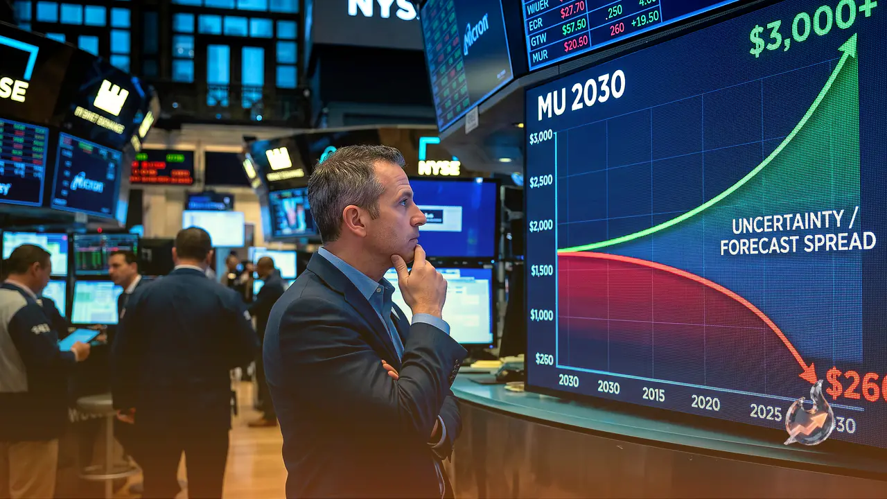 Micron Stock in 2030: Why Forecasts Stretch From a $260 Crash to Above $3,000