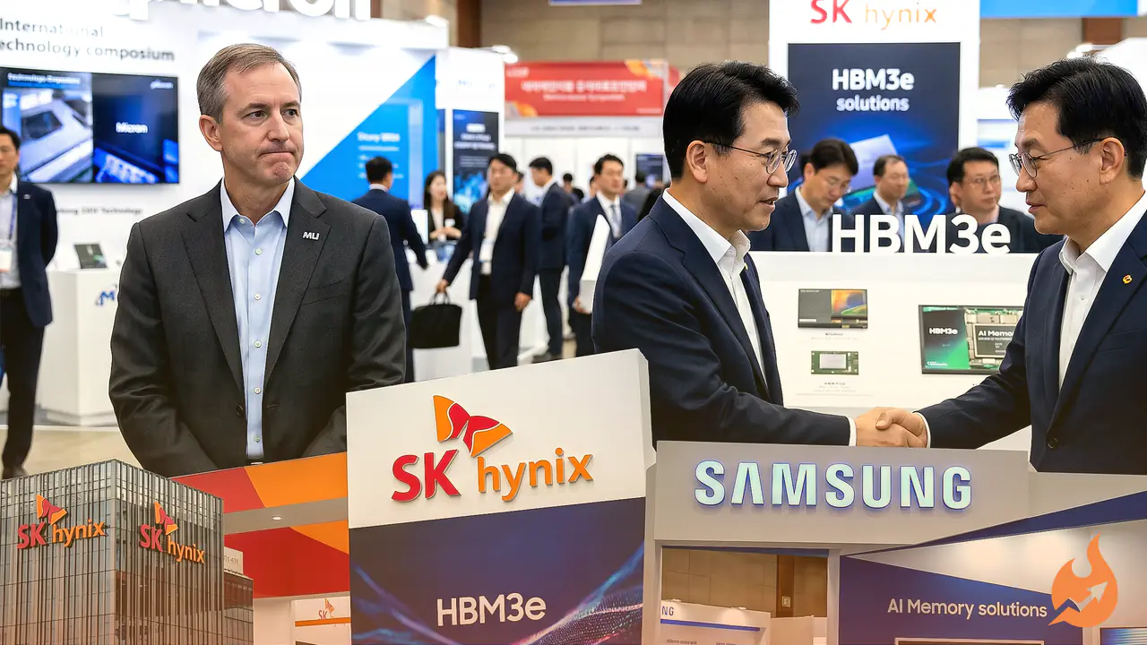 Micron Under Pressure as SK Hynix and Samsung Lock Up More of the AI Memory Market