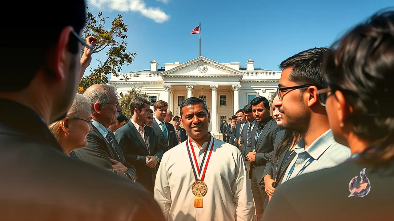 Microsoft CEO Satya Nadella Receives National Medal as White House Tightens Stance on H-1B Visas