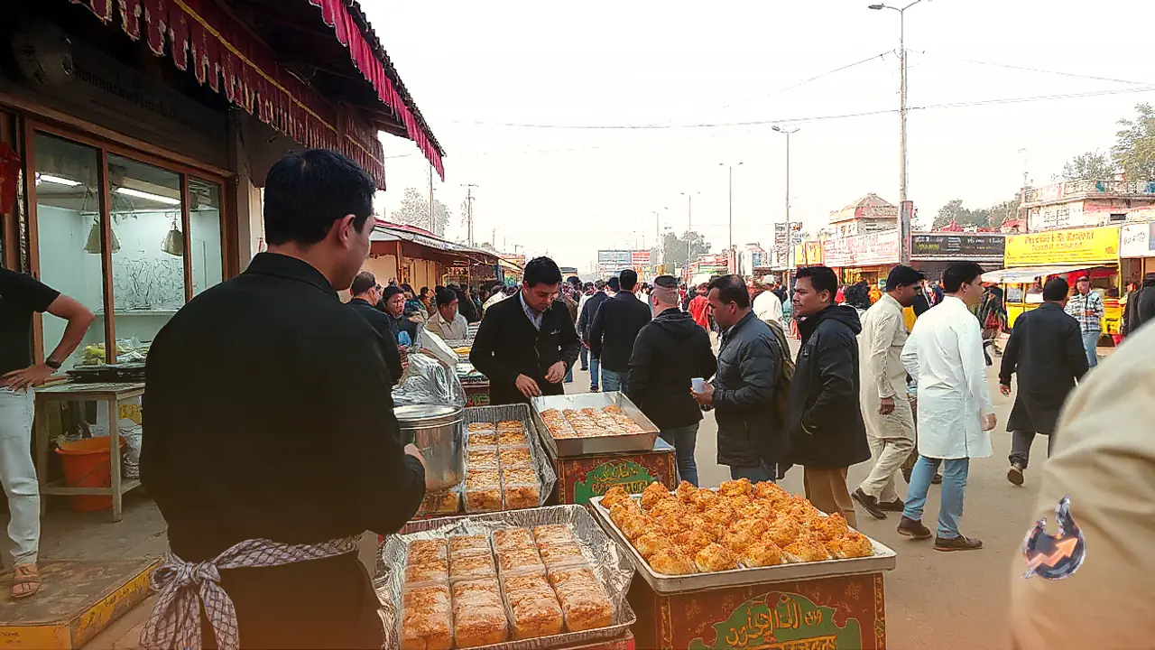 Middle Eastern Sweet Delicacies Draw Crowds at Dehradun Heritage Fest with Fresh Kunafa and Baklava