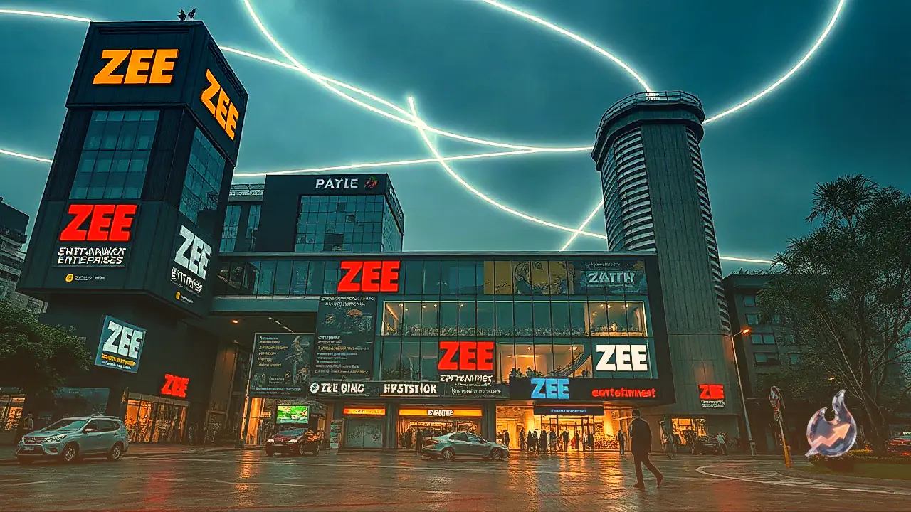 Zee Entertainment Shares Plunge Over 14% in Single Day as Selling Pressure Mounts