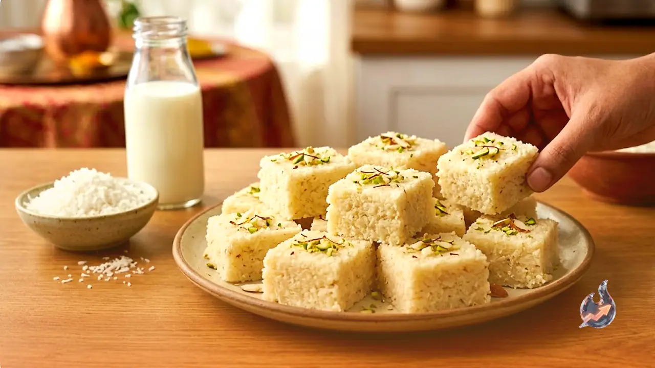 This Coconut Barfi Comes Together in Minutes, No Fancy Ingredients Needed