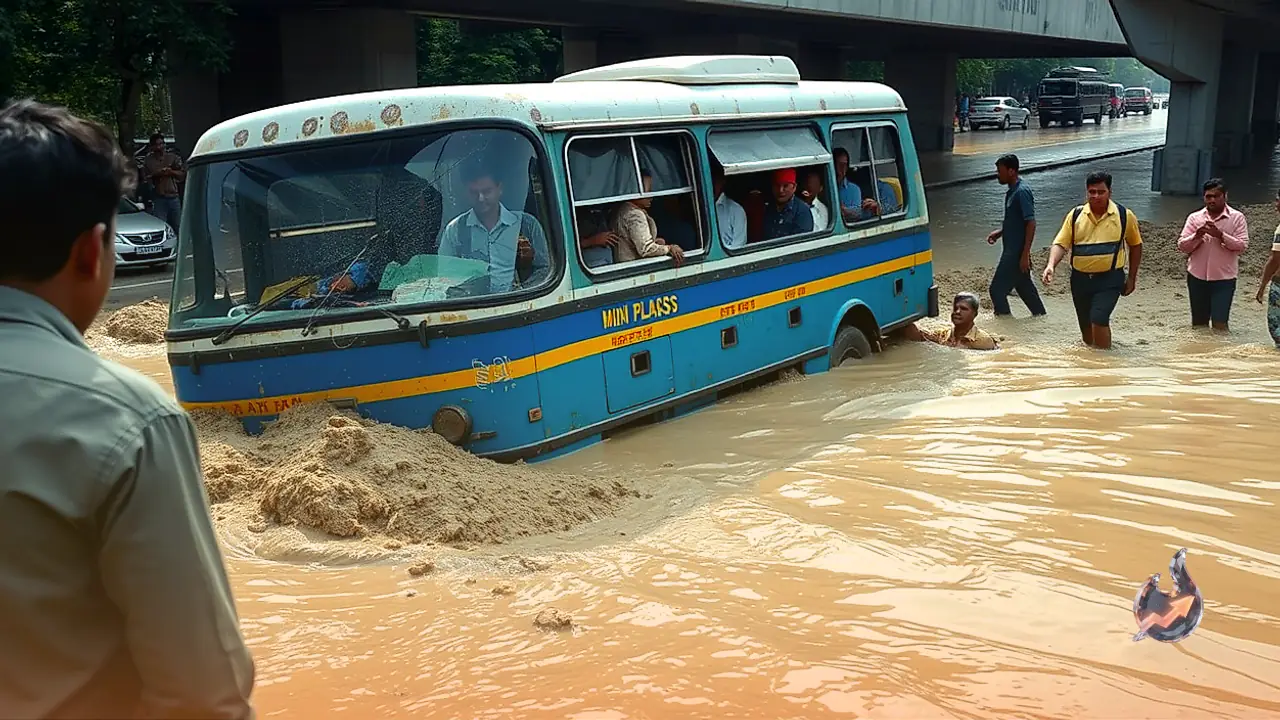 Minibus Plunges into Drain on Delhi-Mumbai Expressway Near Kota, 6 Feared Dead