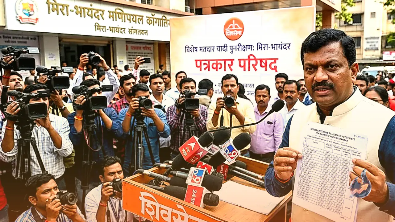 मीरा-भाईंदर मतदाता सूची में गड़बड़ी का आरोप, शिवसेना मंत्री प्रताप सरनाईक ने भाजपा की नगर निगम जीत पर उठाए सवाल