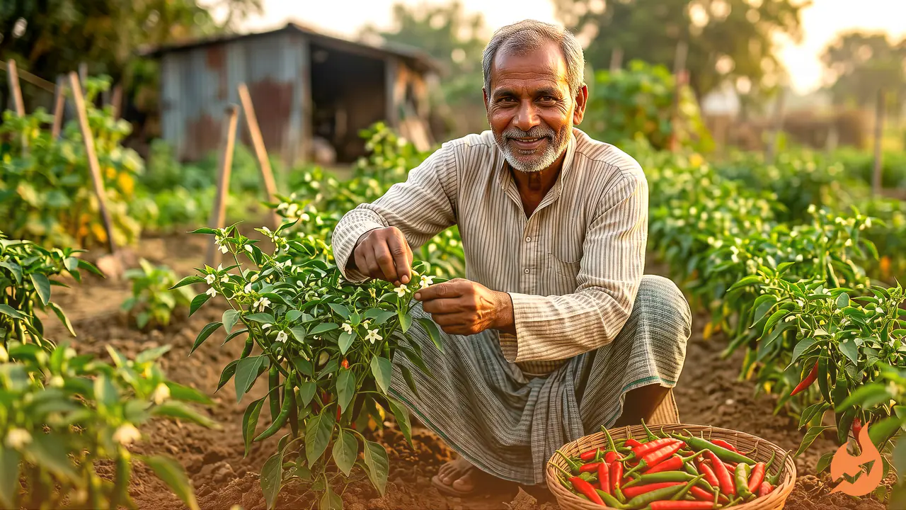 Pinch Off the First Flowers on Your Chilli Plant — Samastipur Gardener Ram Ji Reveals the Trick to a Bumper Harvest