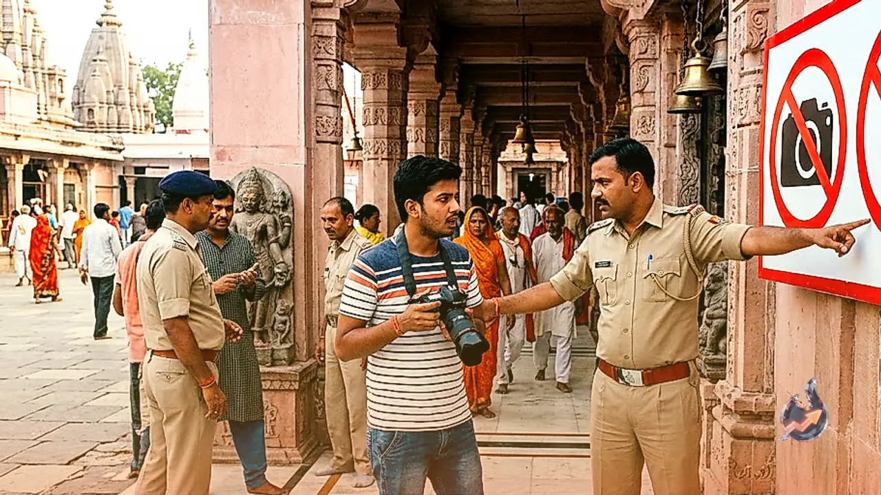 मिर्जापुर के विंध्यवासिनी धाम में निजी कैमरों के इस्तेमाल पर लगी रोक, पंडा समाज और प्रशासन के बीच बनी सहमति
