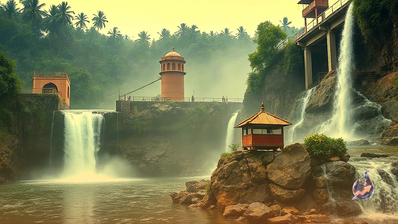 Mirzapur Sirsi Waterfall transforms into a monsoon paradise, draws massive crowds after dam gates open