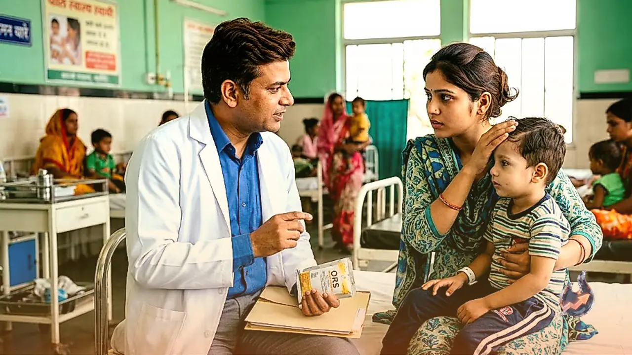 Seasonal Weather Shift Triggers Viral Infections in Mirzapur Children, Medical Experts Advise Immediate Hospital Care for Vomiting and Fever