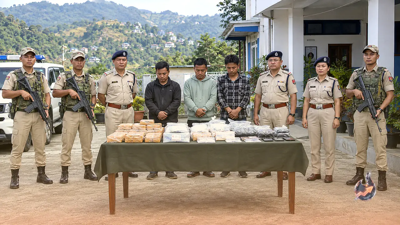 Mizoram Police Seize Drugs Worth Over Rs 77 Crore and Arrest 29 Individuals in September