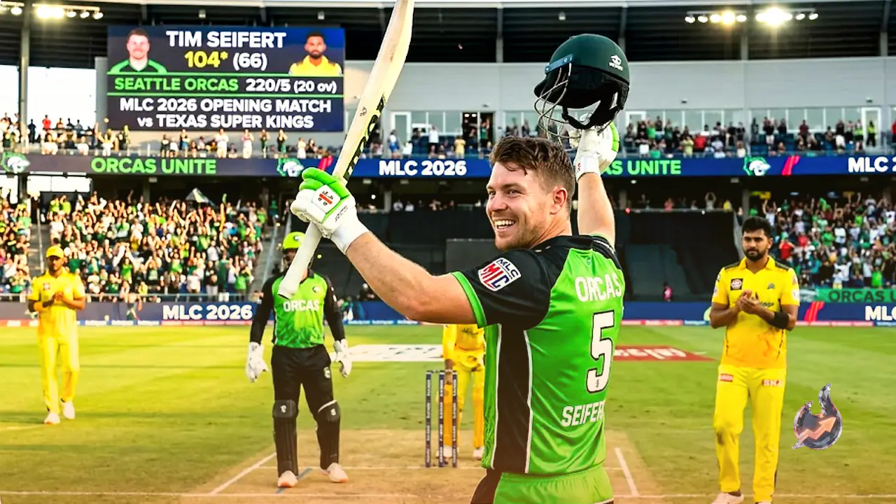 Tim Seifert Blazes a Stunning Century on MLC 2026 Opening Day as Seattle Orcas Post 220