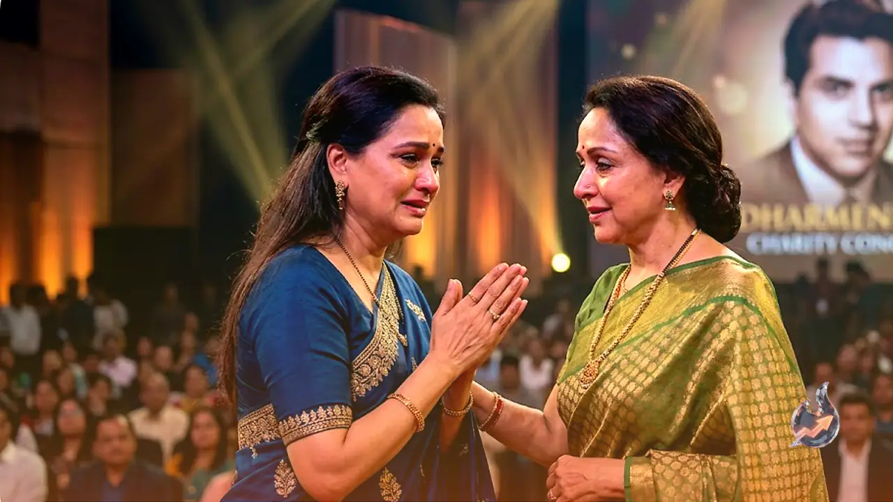 Padmini Kolhapure Gets Emotional On Stage, Showers Hema Malini With Heartfelt Praise