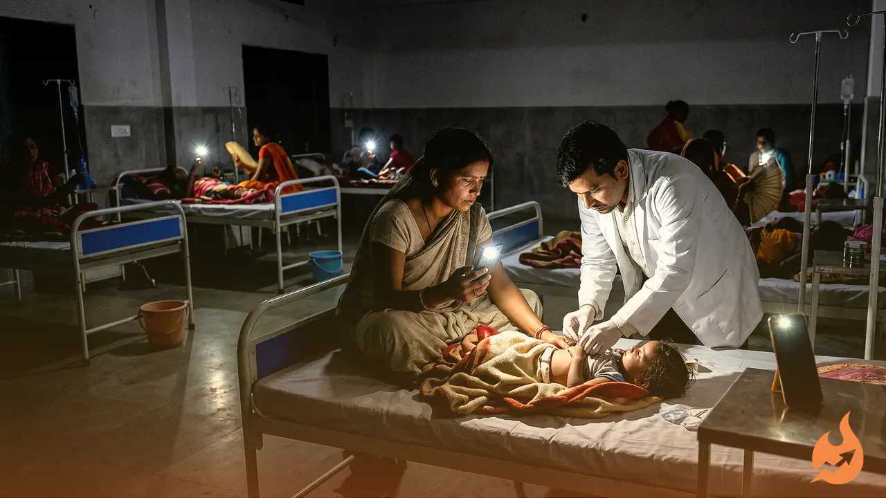 मंडलेश्वर का नया सिविल अस्पताल: 10 करोड़ की इमारत, पर न पानी न बिजली — मोबाइल की टॉर्च में हो रहा मरीजों का इलाज