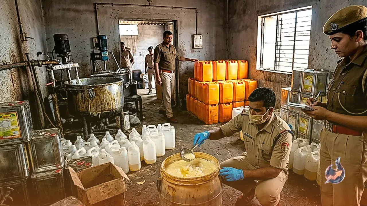 Spurious Milk and Ghee Factory Busted in Mandsaur, Poisonous Dairy Products Made from Palm Oil