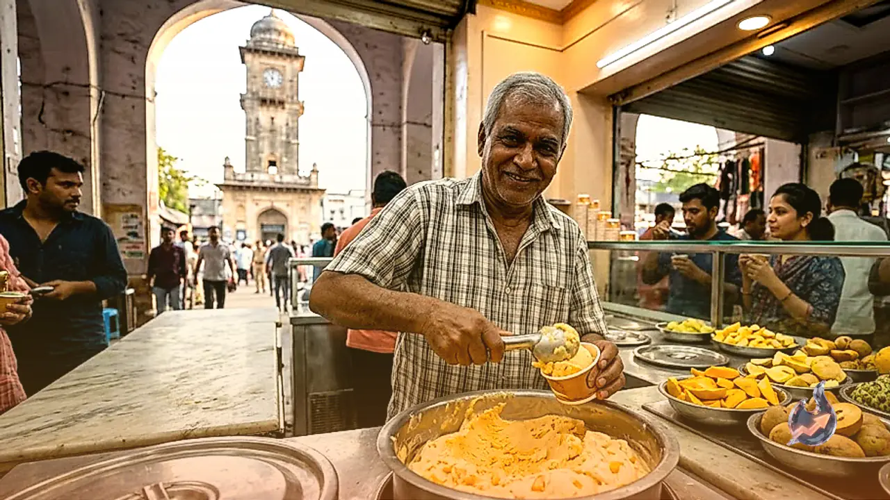 Moazzam Jahi Market's Famous Ice Cream Has Been Delighting Hyderabad Since 1951 With Fresh Fruit Flavors