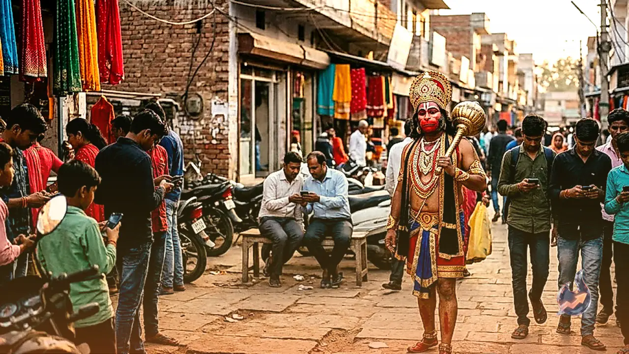 मोबाइल स्क्रीन के आगे फीकी पड़ी भरतपुर की बहुरुपिया कला, कलाकारों को नहीं मिल रहा सम्मान