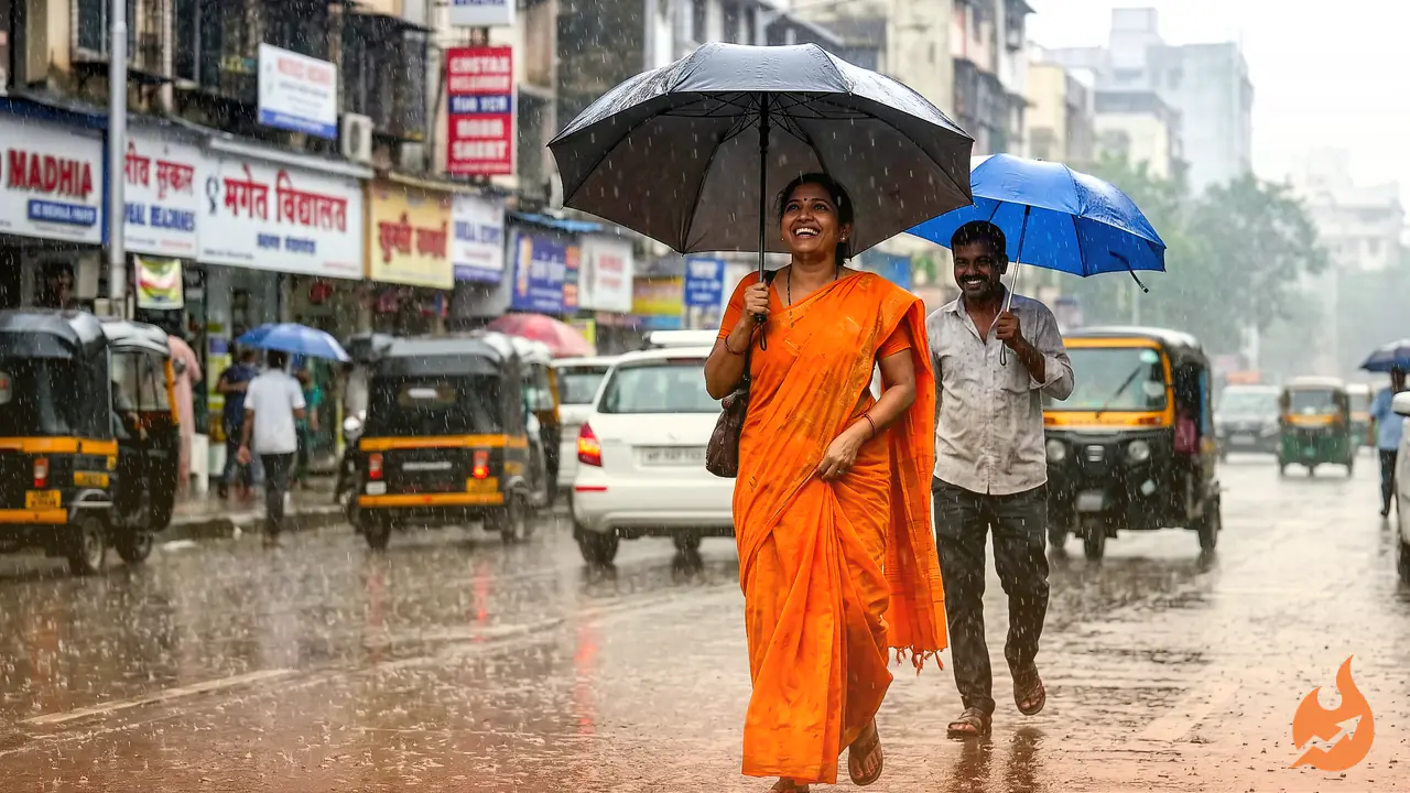 Monsoon Picks Up Pace: Heavy Rain Likely Across Maharashtra, Bihar and More in the Next Five Days as Heat Relief Nears