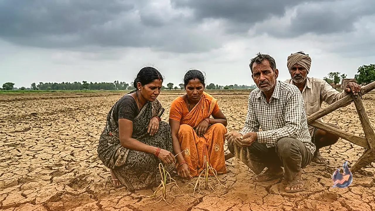 Monsoon Reversal Risks Crop Failure for 600 Million Farmers Across India