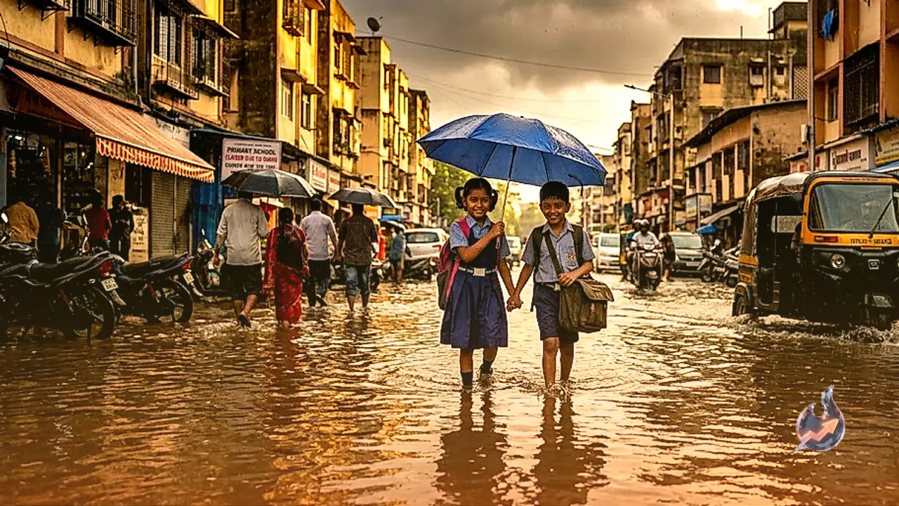 Heavy Monsoon Rains Trigger School Closures and Work-from-Home Advisories Across Multiple Indian States