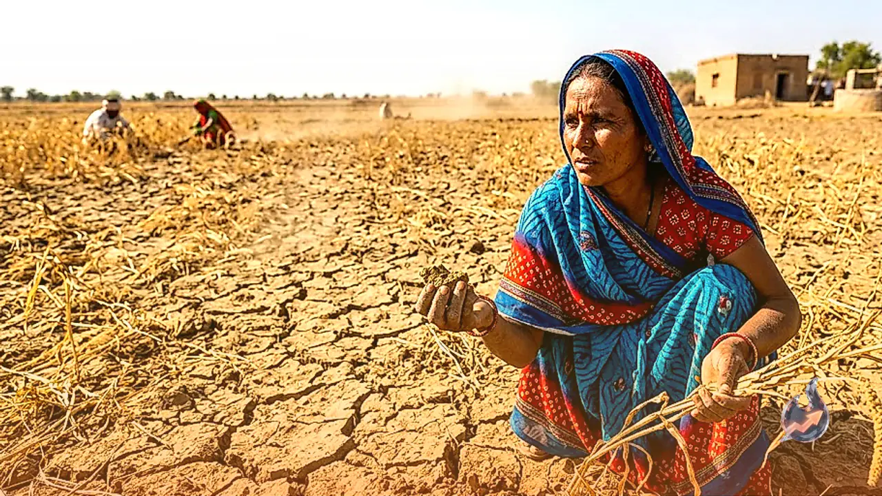 मानसून की विदाई के बीच देश के 51 फीसदी हिस्से में सूखे का संकट, कई इलाकों में वर्षों का रिकॉर्ड टूटा