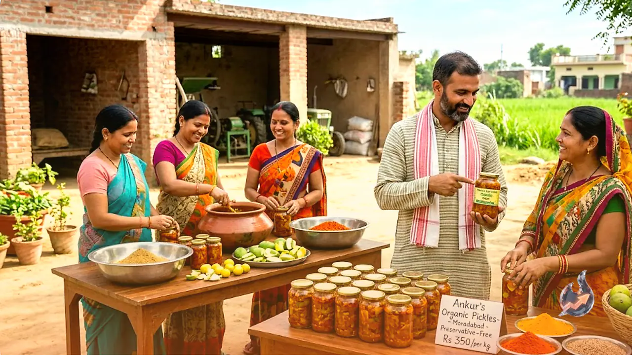 Moradabad Farmer Finds Sweet Success in Chemical-Free Homemade Pickles, Helping Rural Women Earn