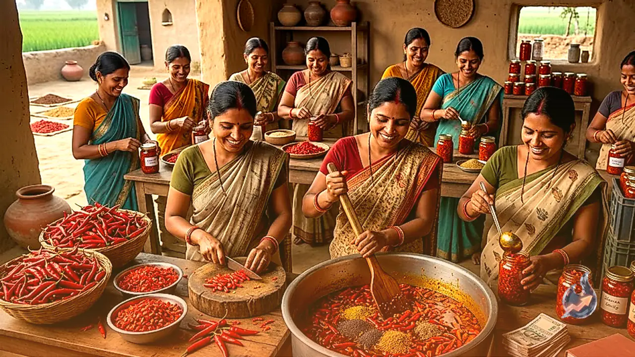 Moradabad: Women of Maa Sharda Group Build Thriving Business With Chopped Red Chilli Pickle, Earn Big