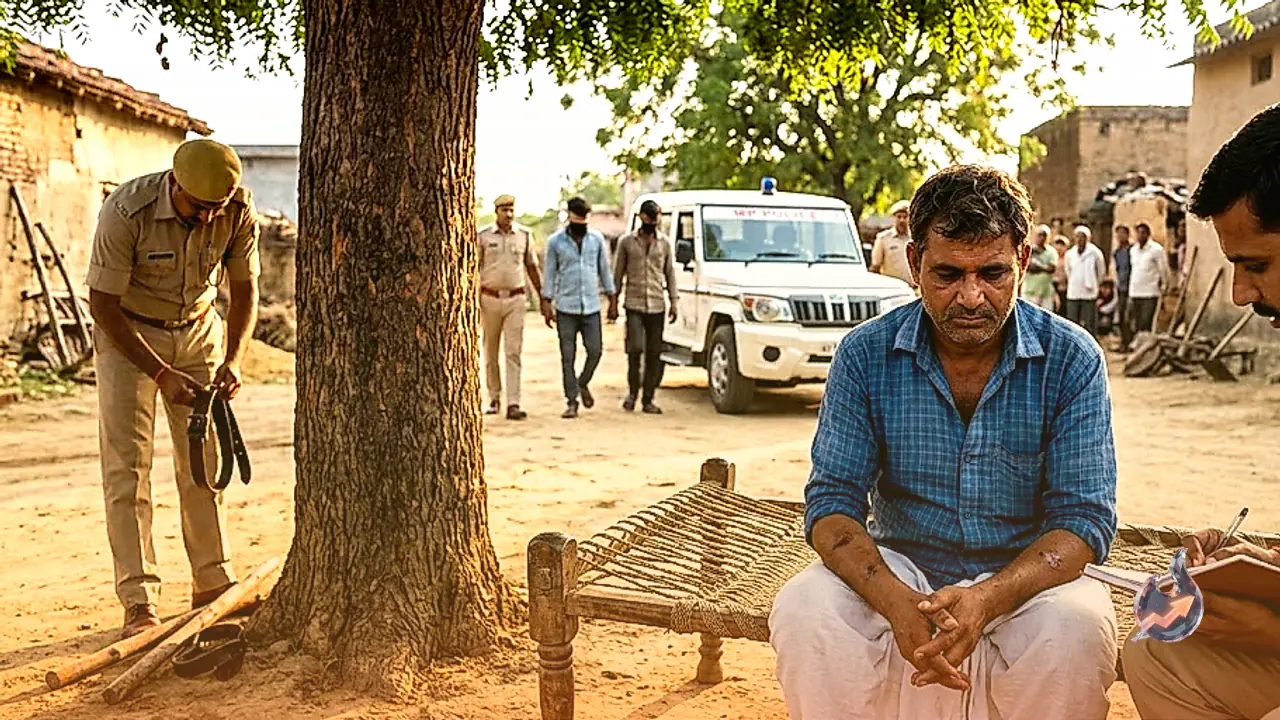 Morena man tied to a tree and thrashed with belts by in-laws over family dispute, two arrested