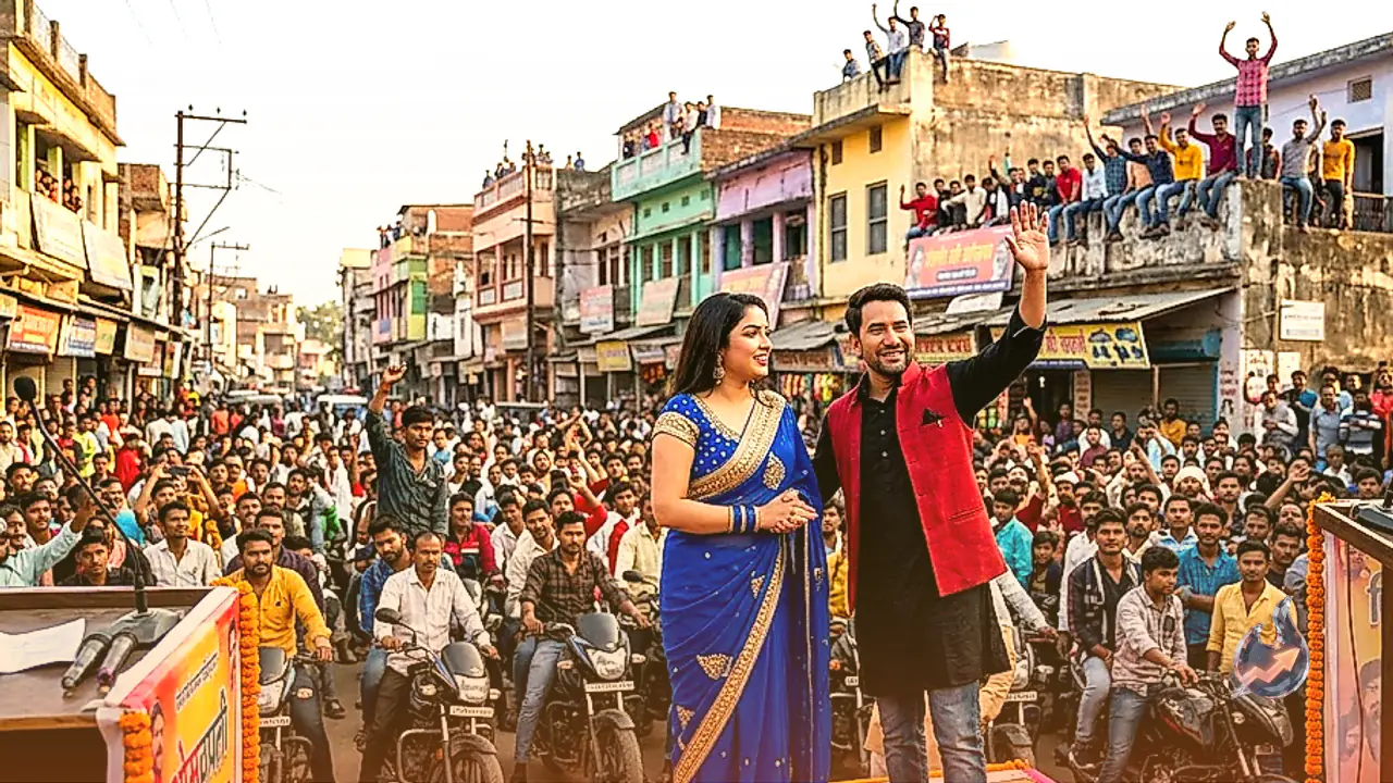 Fans Climbed Rooftops and Motorcycles for a Glimpse of Nirahua, Reveals Amrapali Dubey