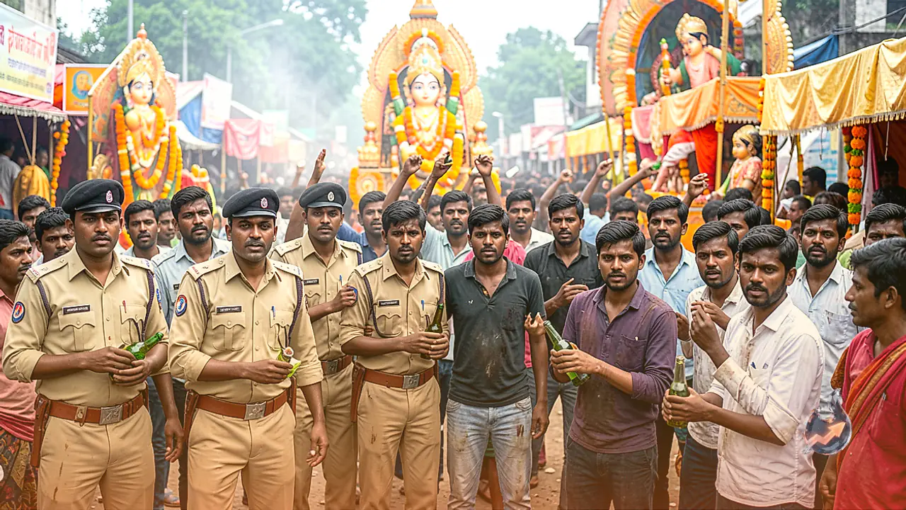 Motihari Police Arrest 13 Youths for Creating Ruckus and Drunken Behavior at Durga Puja Fair