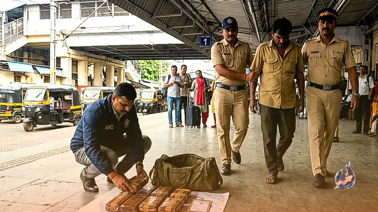 मोतिहारी से ट्रेन के जरिए मुंबई पहुंची 10 करोड़ की चरस जब्त, बांद्रा स्टेशन से ऑटो ड्राइवर गिरफ्तार