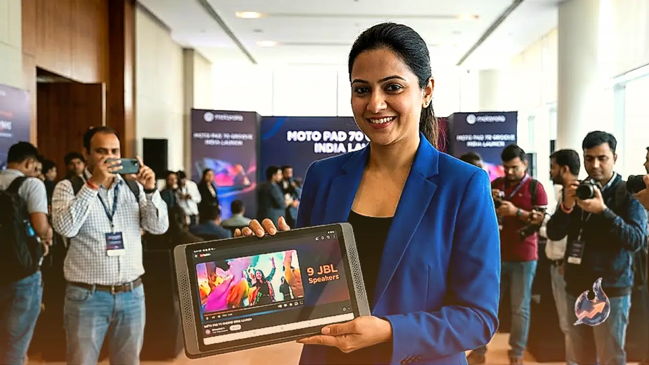 Motorola Debuts Moto Pad 70 Groove in India with 12.1-Inch 2.5K Screen and 9 JBL Speakers