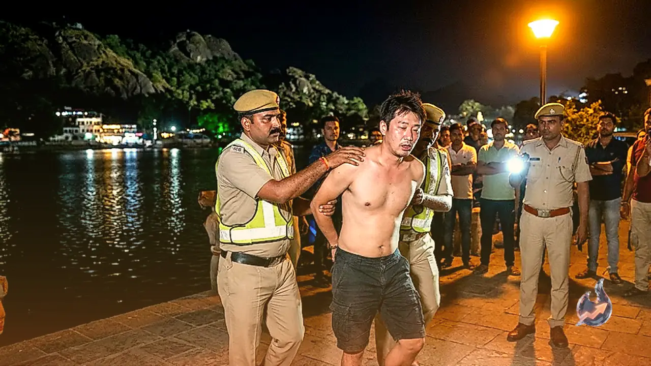 Intoxicated Tourist Arrested For Wandering Half-Naked And Creating Nuisance At Mount Abu's Nakki Lake