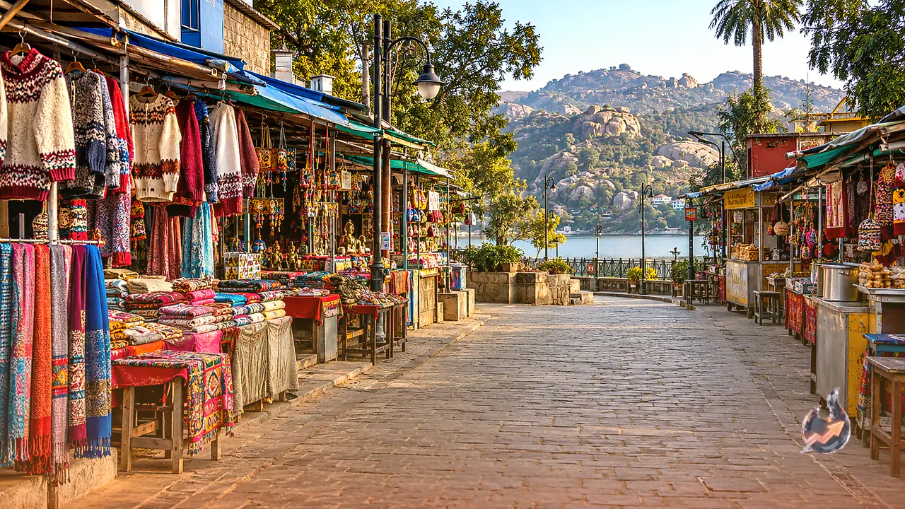 Mount Abu's Tibet Market Draws Tourists with Winter Wear, Handicrafts and Street Food near Nakki Lake