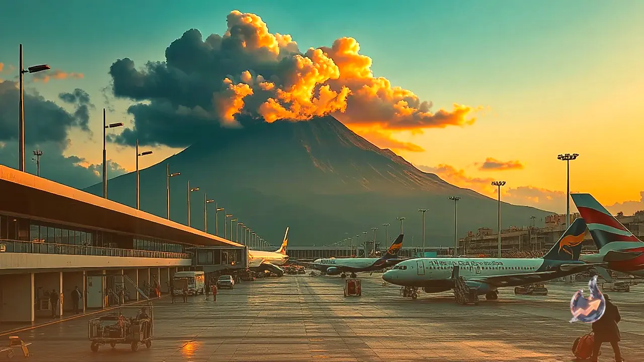 Volcanic Ash Cloud From Mount Etna Halts Air Operations Across Sicily